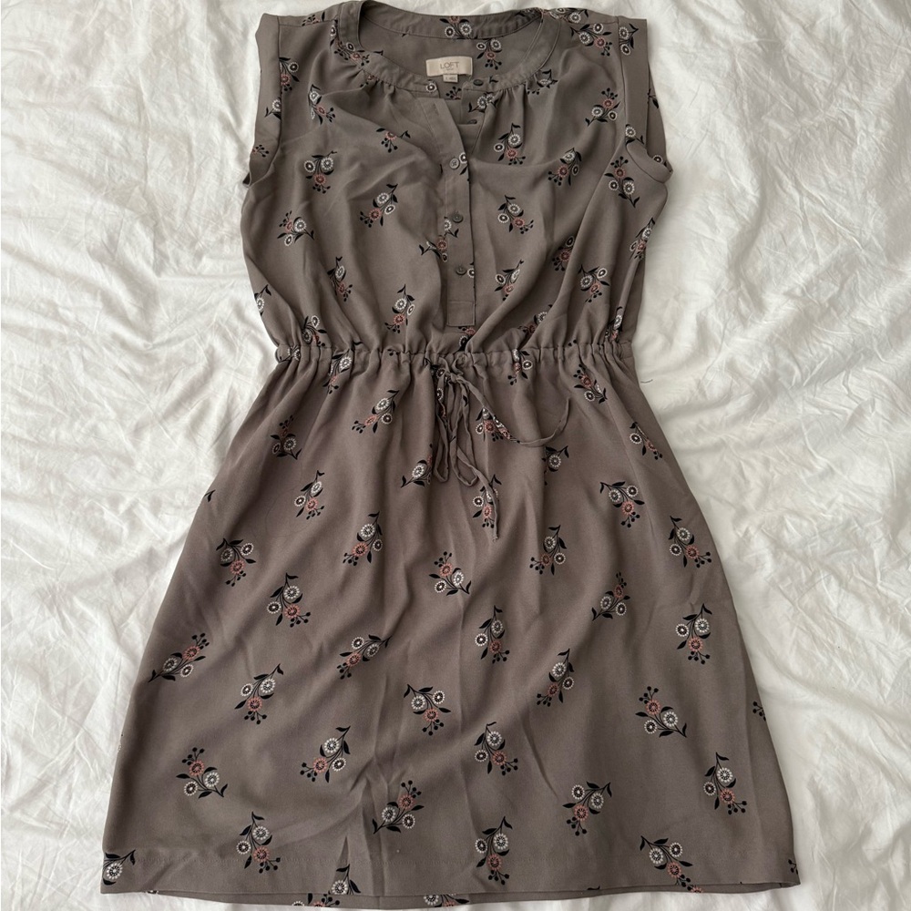 LOFT Floral Print Dress